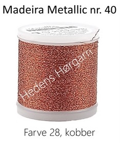 Madeira Metallic nr. 40 farve kobber